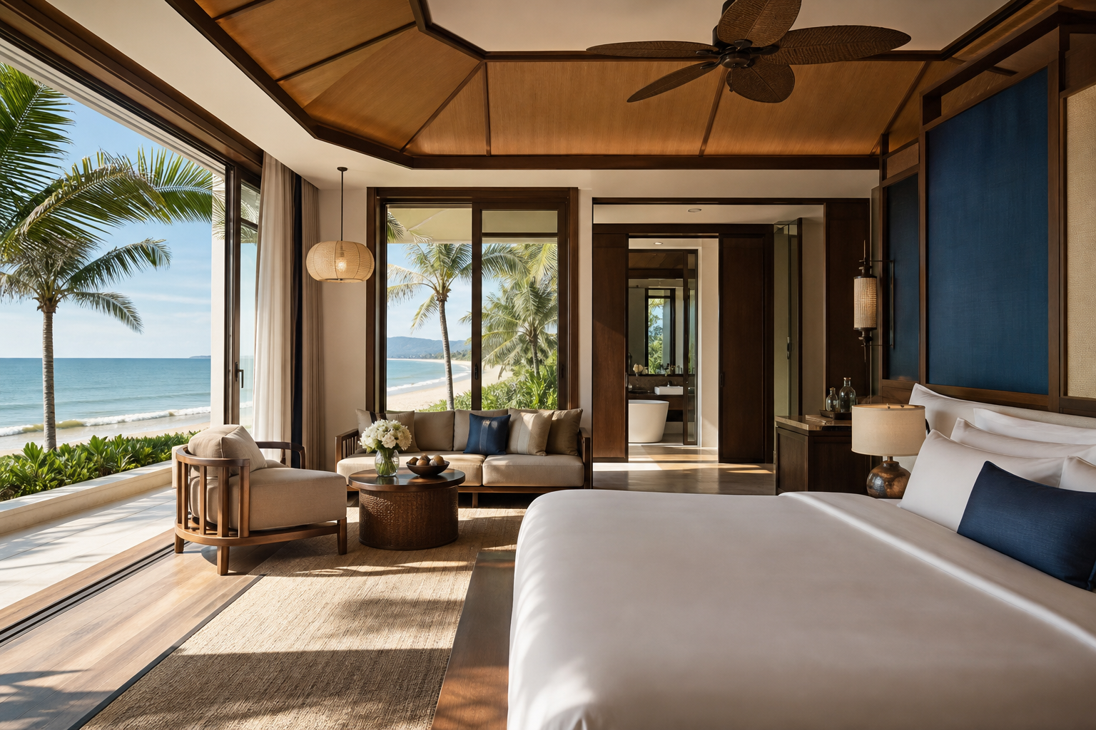 Khung cảnh nghỉ dưỡng của Sunset Pool Villa
